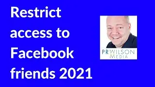 How to restrict Facebook friends list 2021