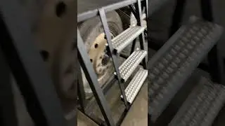 Handmade HD Diesel Truck Repair Scaffolding