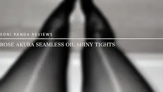 Rose Akura Seamless Oil Shiny Tights