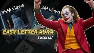 Viral Letter Aura Capcut PC Tutorial 🎉 