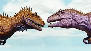ARK Survival Ascended - GIGA vs. CARCHA | Ark Ascended Battle [Ep.1]