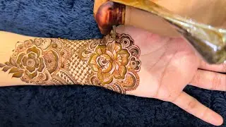 Most Demanding Beautiful Bridal Floral Mehndi Design | Floral mehndi design | Bridal mehndi | mehndi