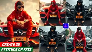 How to Create 3D AI Boys + Girls Attitude Images | Bing Image Creator Tutorial Urdu and Hindi