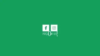 Follow Us! green screen animation | no copyright