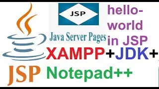 hello world in JSP (java server pages) Run Java in HTML || Tomcat || XAMPP || On Notepade++