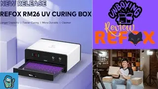 REWA ReFox RM26 NEW UV Glue Curing Lamp Machine unboxing and review