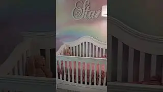 Set up my baby's nursery with me! ✨️💖 #shorts #baby #roomtour