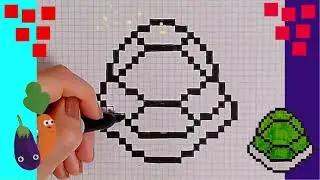 Pixel Art hecho a mano Como dibujar en papel cuadriculado paso a paso