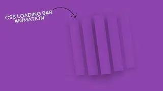 CSS Loading Bar Animation | CSS Infinity Animation
