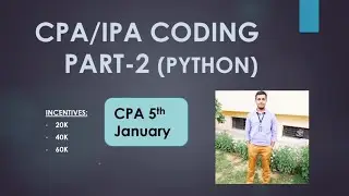 CPA Coding Question Part 2(Python)