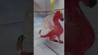 Игрушка новогодняя «Дракончик» из эпоксидной смолы