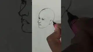 Easy Face Drawing Tutorial for Beginners in 2024 #shorts #art #drawing #ytshorts #face