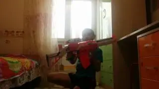 стрельба из всех моих любимых бластеров NERF
