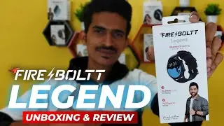 Fire Boltt Legend Unboxing & Review🔥 Best round dial smartwatch ⚡ fire boltt legend unboxing