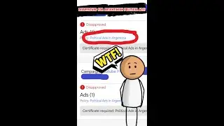 Disapproved for Political Ads in Argentina?