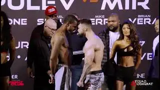 A very Mike Perry faceoff