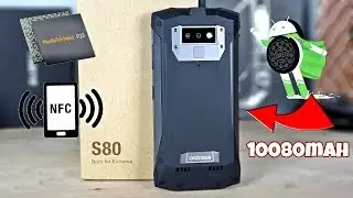 Doogee S80 - 10080mAh - 6GB/64GB- Global LTE - NFC - Wireless Charge - Walkie Talkie