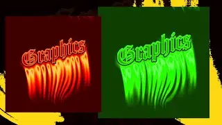 Liquid text Gradient In Photoshop