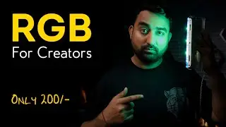 ₹200 RGB Brick Light – Budget Game Changer for YouTube Setup | Best Lighting Upgrade for Creators!