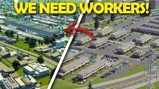 Can Building a Low-Rent City Save Local Businesses? | Cities Skylines 2