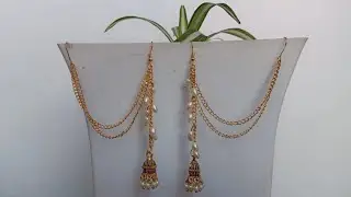 Reuse Old Earring/Handmade Pearl Earring/ Earring Making Tutorial/Pearl Earring lover/SimpleEarrings