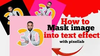 How to put images into text with pixellab || Masking tricks || pixellab tutorial