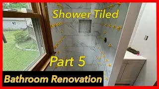 Bathroom Renovation. Part 5. Shower tiled.