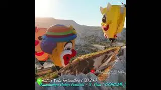 Kültür Yolu Festivalleri - Kapadokya Balon Festivali / 3. gün Drone Çekimi 12 - GÖREME / 10.8.24