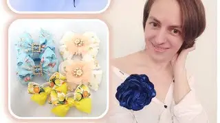 Бантики, заколки, броши Веры Мельник