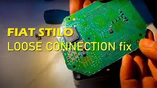 Fiat stilo 1.6 IAW 5NF Ecu repair / loose connection fix , engine stops, engine fault