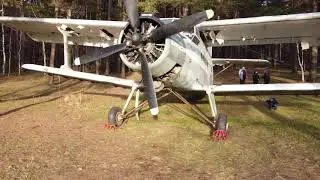 АН-2 RA-07761 в питомнике К9 Иркутск