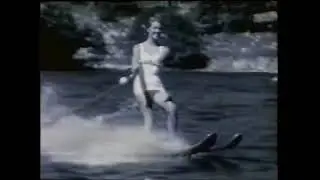 Hamm's Beer Commercial Waterskiing 1950's