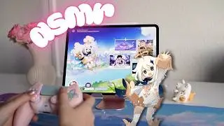 ASMR First Time Playing With a Controller (Genshin Impact on iPad )