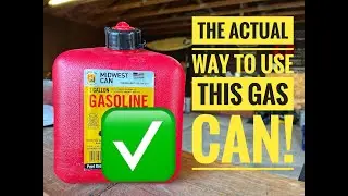 Foolproof, No Spill Way to Use Midwest Gas Can!
