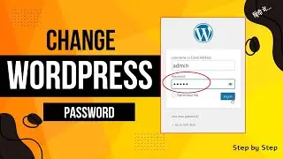 How to Change WordPress Password | #changepassword