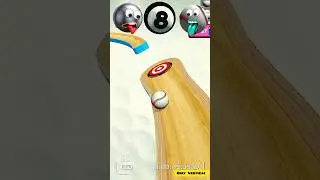 Will Baseball cross this zig_zag❓347 #shorts #goingballs #youtubeshorts