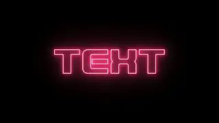 Flickering Neon text effect in After Effects - After Effects tutorial
