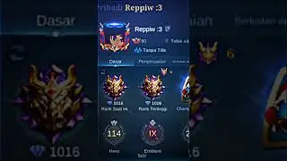 PRESET ALIGHT MOTION ML PROFIL + HASIL PERTANDINGAN || SEREM DIKIT