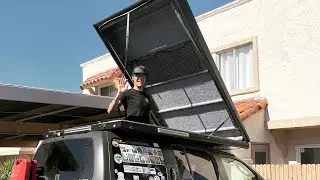 I cut a hole in the roof of my 2009 Nissan Xterra. Part 4