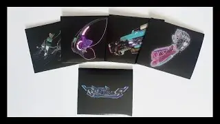 aespa ☆ girls digipack set unboxing + makestar pobs