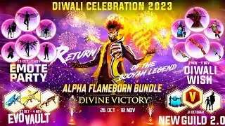 Diwali Celebration event 2023🤯🥳 | Free Fire New Event | Ff New Event | Upcoming Events In Free Fire
