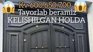 QO‘QONGA O‘RNATLILGAN DARVOZAMIZ ENG SUNGI DIZAYNDAGI DARVOZALAR UZB BUYLAB DASTAFKA BOR ISLOM USTA.