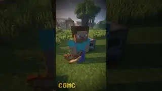 Eating in Minecraft