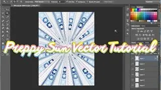 Preppy Sun Vector Tutorial