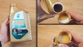 Petronas Syntium 5000 AV 5W30 How does the original engine oil look like?