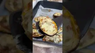 Лодочки из баклажанов! 🍆 #баклажаныссыром #вдуховке #вкусно