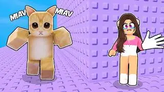 Surviving the Moon GATITO CAT Troll Tower on Roblox!!