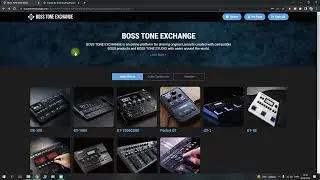 Boss Tone Exchange - New Platform for Sharing Patches & LiveSets!