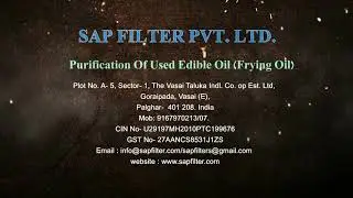 Used Oil Filtration System in Mumbai India