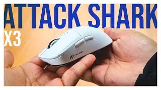 O melhor MOUSE BARATO! - Attack Shark X3 Wireless PAW 3395